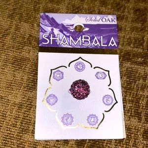 NWT Shambala Solid Oak Alexandrite Charm